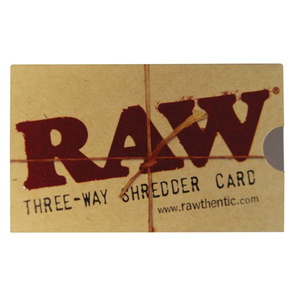 RAW Three-Way Shredder Card 8,5 x 5 cm! NEU!