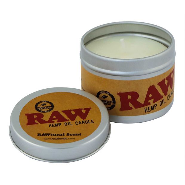 RAW Hemp Oil Candle RAWtural Scent, scented candle with...