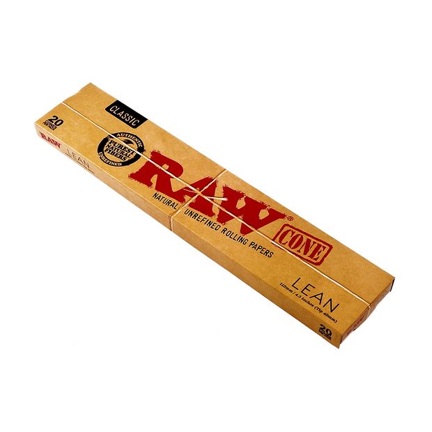 RAW Classic Cone Lean, 20 lean and pre-rolled Cones per Package 1 box ...