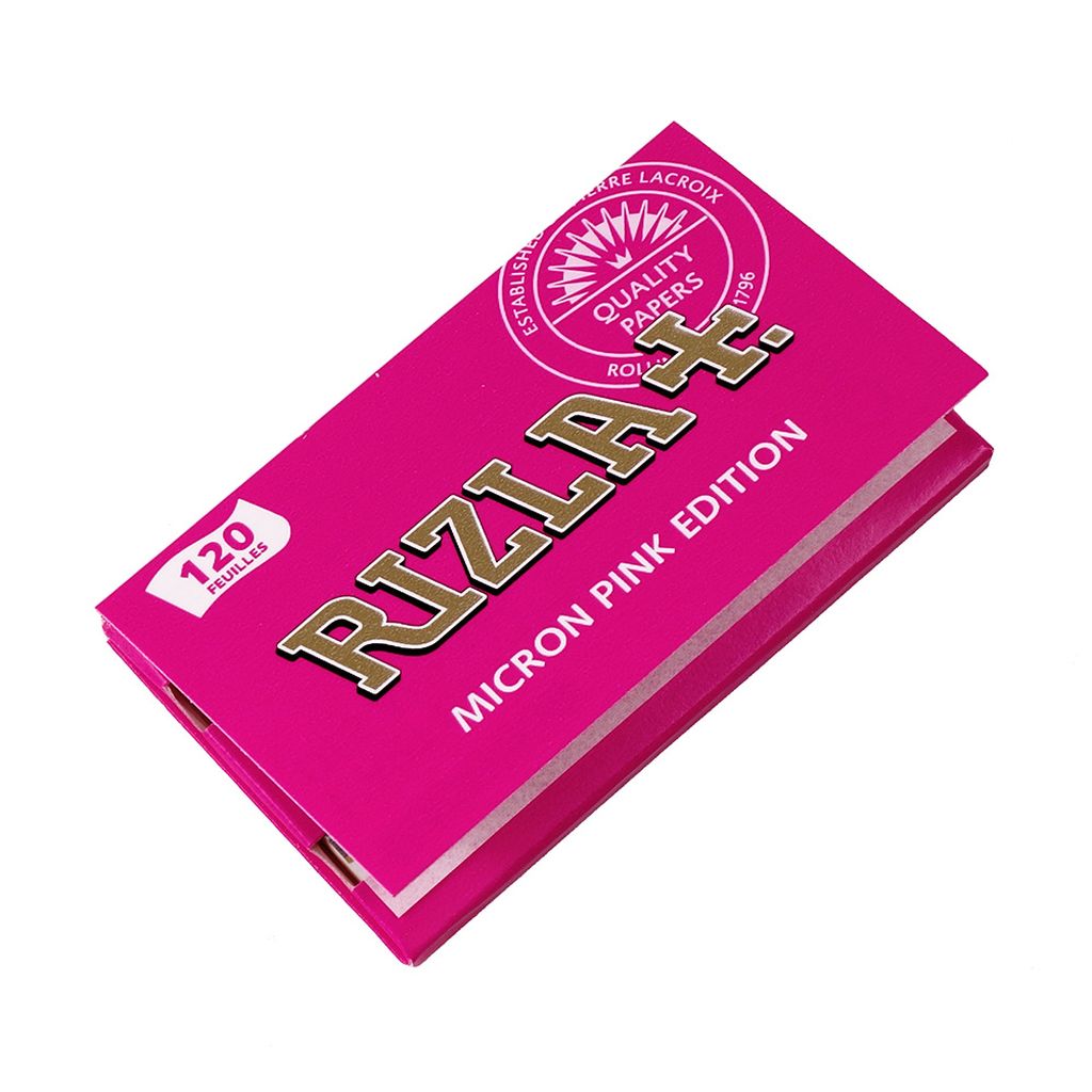 RIZLA Micron Pink Edition, Double Window, 120 regular Papers per Book,  11,49 €