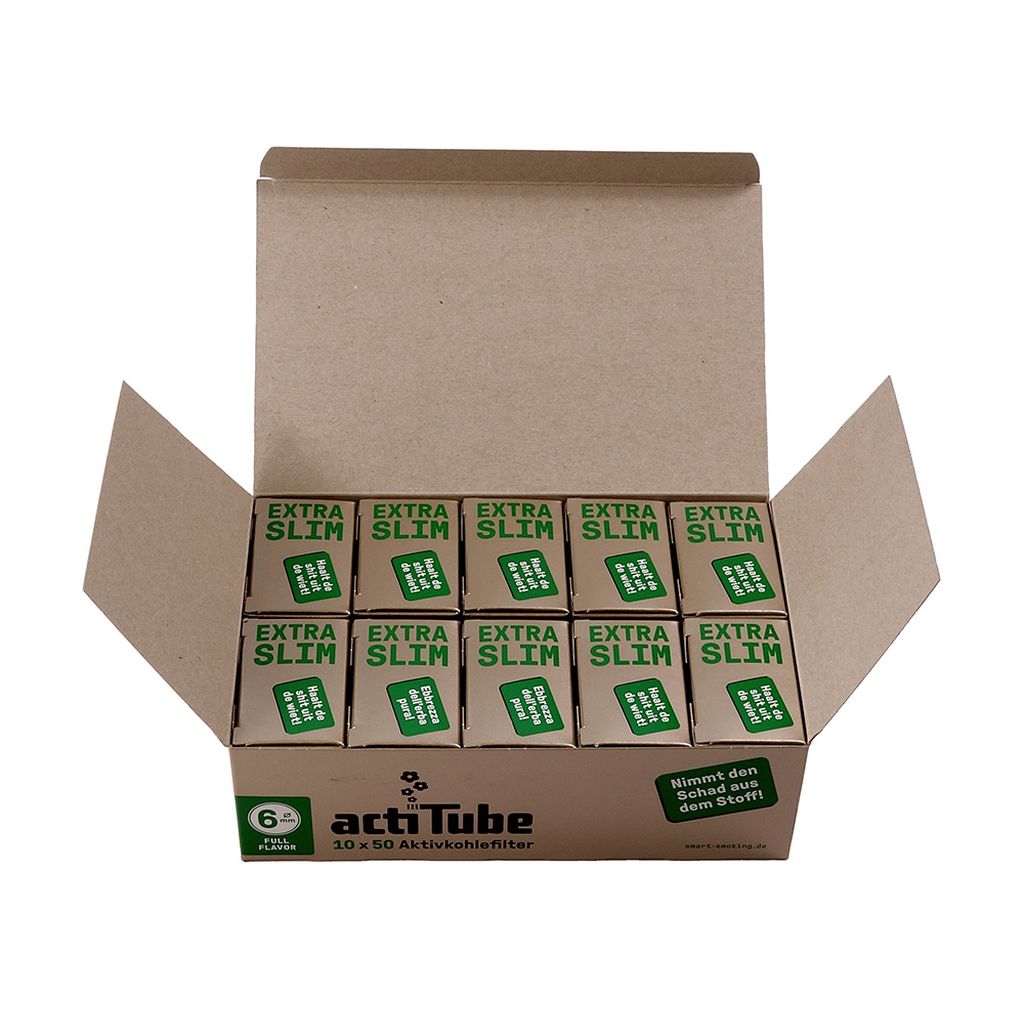 BOX ACTITUBE EXTRASLIM 6 mm (20*10) 200 Carboni Attivi EUR 28,50 - PicClick  IT