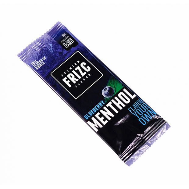 FRIZC Flavor Cards for flavoring, Blueberry Menthol, 25 cards per box 10 cards