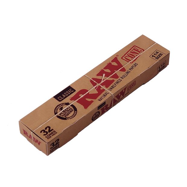 RAW Classic Cones 1 1/4 Medium, pre-rolled with RAW tip, 32 cones per package 10 packages (320 cones)