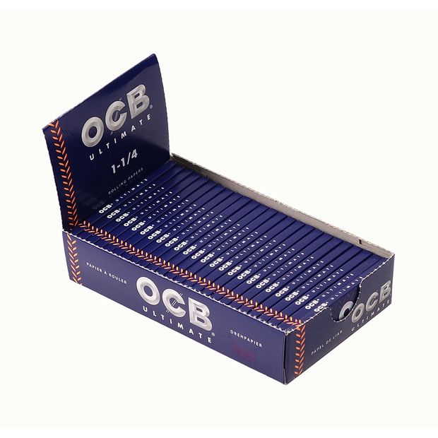 OCB Ultimate 1  Papers, ultra-thin papers in medium format 1 box (25 booklets)