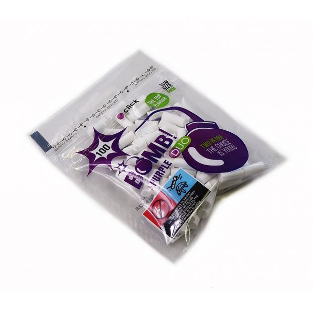 Fresh Bomb Duo Slim Filters Purple 6mm 1 bag (100 filters)