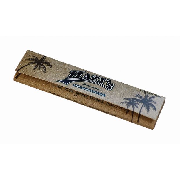 Hazys Brownies King Size Slim Papers, unbleached Longpapers, 32 per booklet 10 booklets