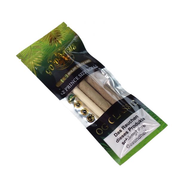 GOLD PALMS Prince Size Blunt Rolls, 2 Stck pro Packung 1 Packung