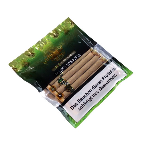 GOLD PALMS King Size Blunt Rolls, 10 Stck pro Packung 1 Packung