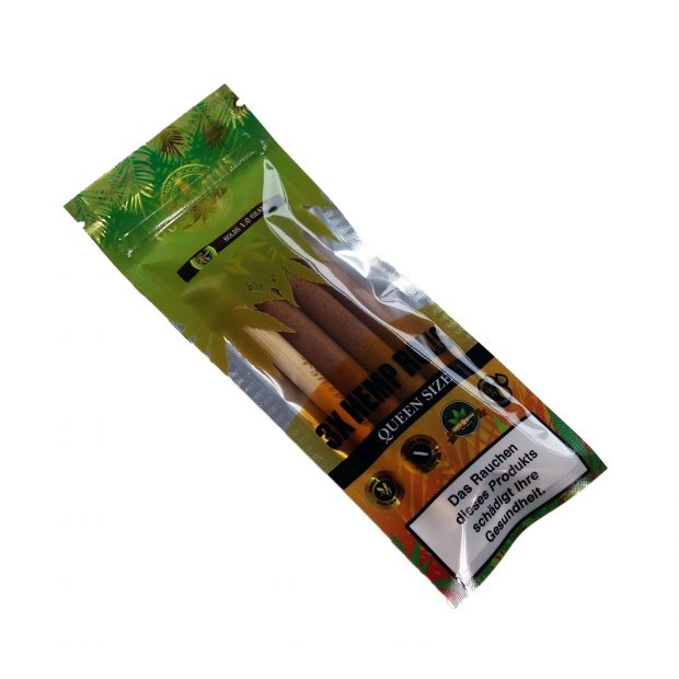 GOLD PALMS Hemp Blunt Rolls, 3 pieces per pack 1 pack