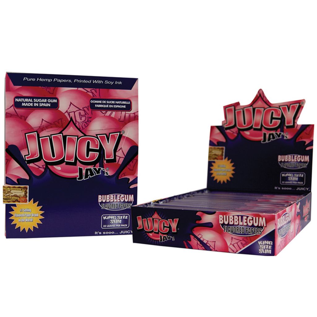 Pack de 8 x papier Mix BIS King Size slim aromatisé - Juicy Jay